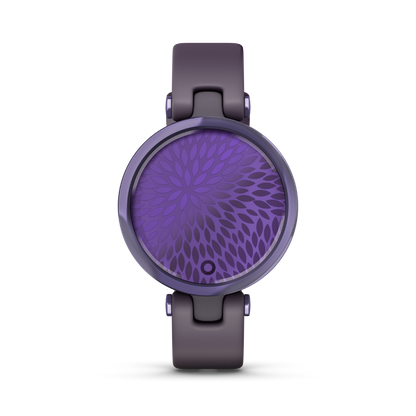 Garmin Lily Sport Edition, Midnight Orchid Bezel with Deep Orchid Case and Silicone Band (010-02384-02)