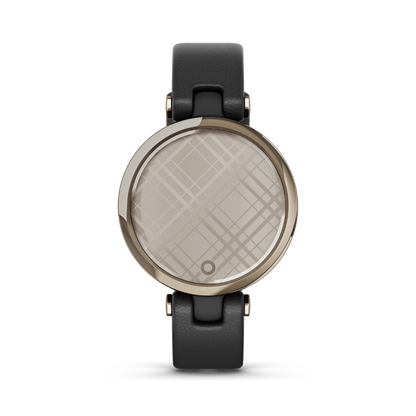 Garmin Lily Classic Edition, Light Gold Bezel with White Case and Italian Leather Band (010-02384-A3)