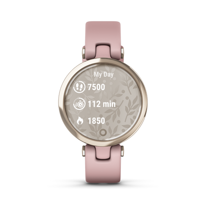 Garmin Lily Sport Edition, Midnight Orchid Bezel with Deep Orchid Case and Silicone Band (010-02384-03)