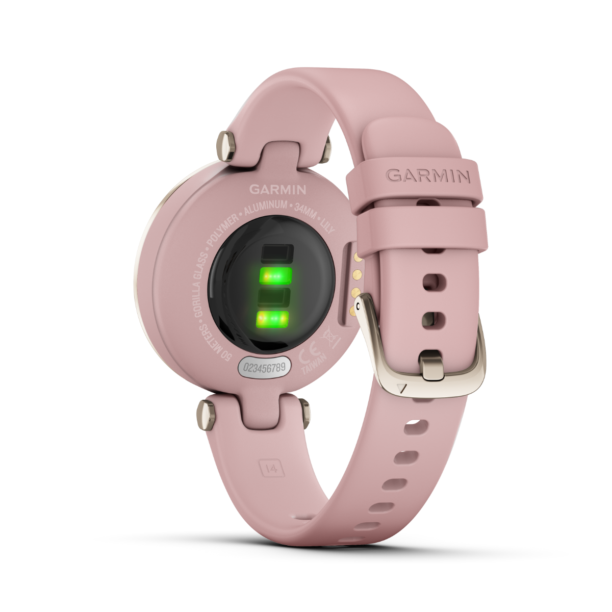 Garmin Lily Sport Edition, Midnight Orchid Bezel with Deep Orchid Case and Silicone Band (010-02384-03)
