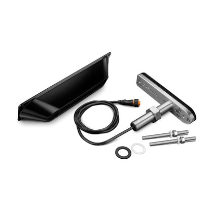 Garmin GT30-TH fish finder transducer kit with mounting bracket and hardware