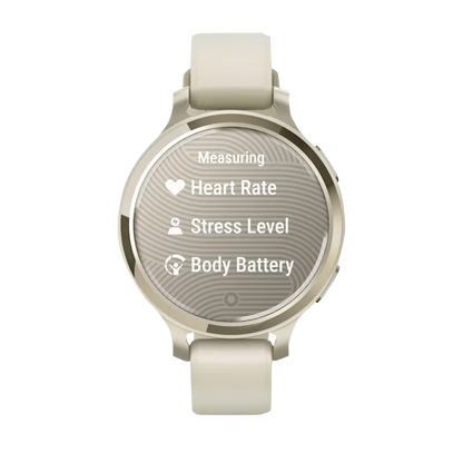 Garmin Lily 2 Active, Lunar Gold with Bone Silicone Band (010-02891-00)