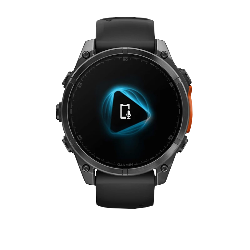 Garmin Fenix 8, 47 mm AMOLED, Slate Gray with Black Silicone Band (010-02904-00)