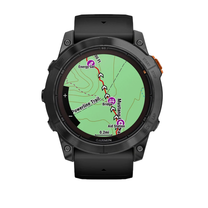 Garmin Fenix 7X Pro Solar, Slate Gray with Black Band (010-02778-00)