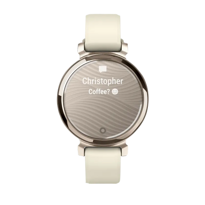 Garmin Lily 2, Cream Gold with Coconut Silicone Band (010-02839-00)