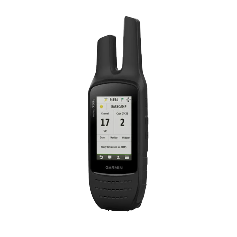 Navegador GPS/radio bidireccional Garmin Rino 755t con pantalla táctil, mapas topográficos y cámara (reacondicionado certificado por Garmin) 