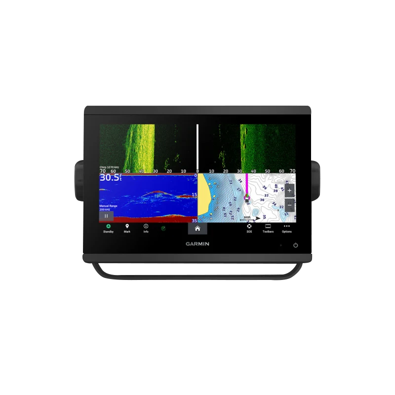 Garmin GPSMAP 943xsv SideVü, ClearVü and Traditional CHIRP Sonar with Mapping (010-02366-61)