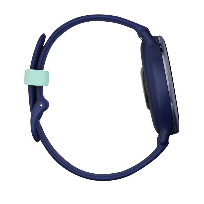 Garmin Vivoactive 5, Metallic Navy Aluminum Bezel with Navy Case and Silicone Band (010-02862-12)