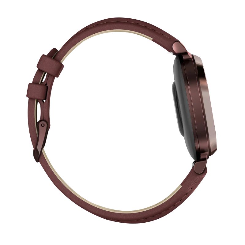 Garmin Lily 2 Classic, Dark Bronze with Mulberry Leather Band (010-02839-03)