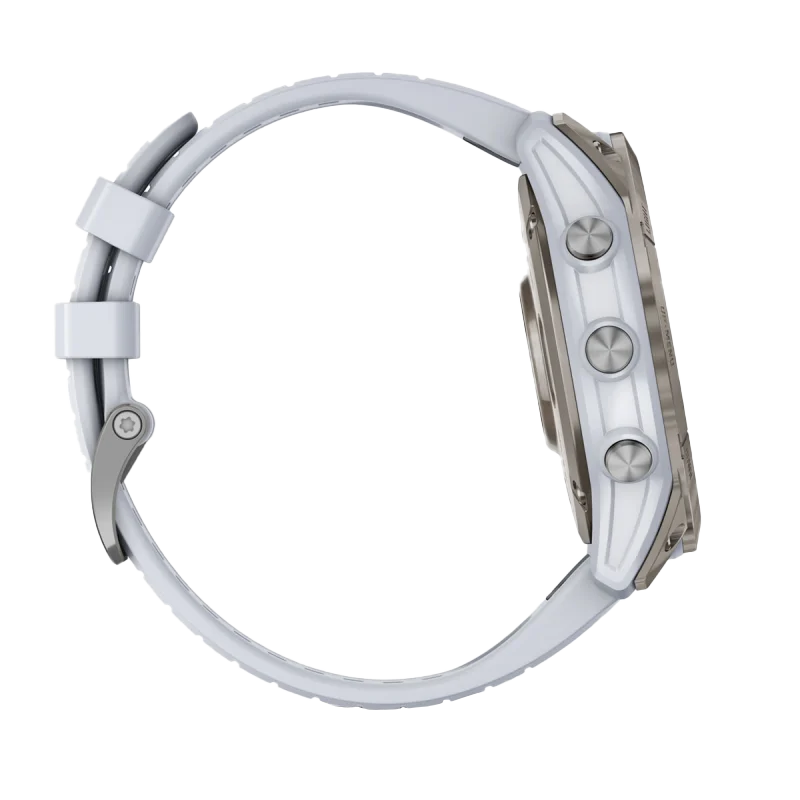 Garmin Epix Pro (Gen 2), edición zafiro de 51 mm, titanio con correa de piedra blanca (010-02804-10)