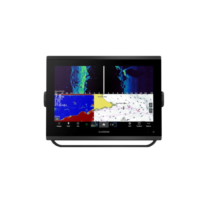 Garmin GPSMAP 1223xsv SideVü, ClearVü and Traditional CHIRP Sonar with Worldwide Basemap (010-02367-02)