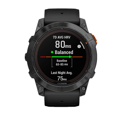 Garmin Fenix 7X Pro Solar, Slate Gray with Black Band (010-02778-00)