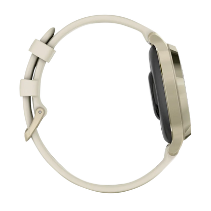 Garmin Lily 2 Active, Lunar Gold with Bone Silicone Band (010-02891-00)