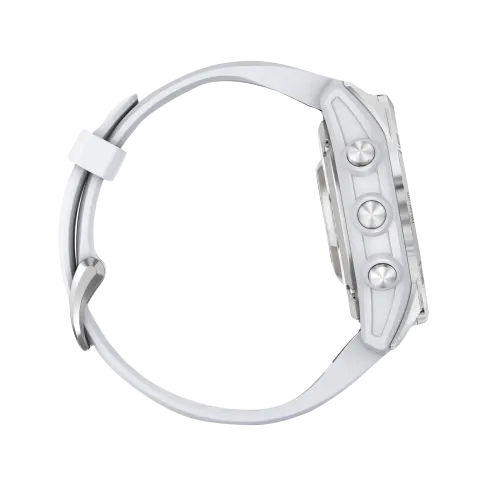 Garmin Epix Pro (Gen 2), 42 mm Standard Edition Silver with Whitestone Band (010-02802-00)