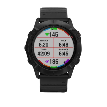 Garmin Fenix 6X Pro, Black with Black Band (Garmin Certified Refurbished)