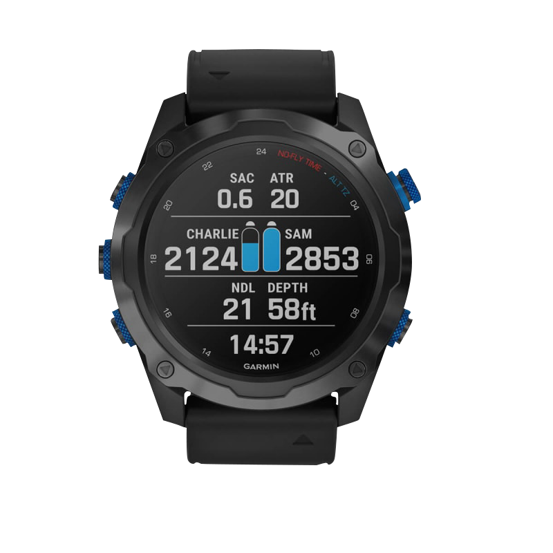 Garmin Descent Mk2i Titanium Carbon Gray DLC with Black Band (Garmin Certified Refurbished)