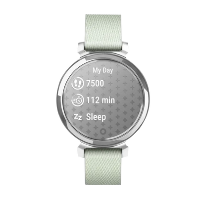 Garmin Lily 2 Classic, Silver with Sage Gray Nylon Band (010-02839-15)