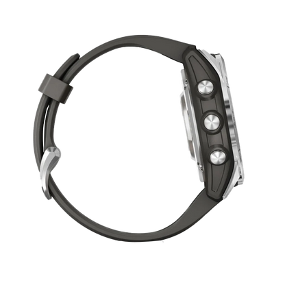 Garmin Fenix 7S Pro Solar Edition Silver with Graphite Band (010-02776-00)