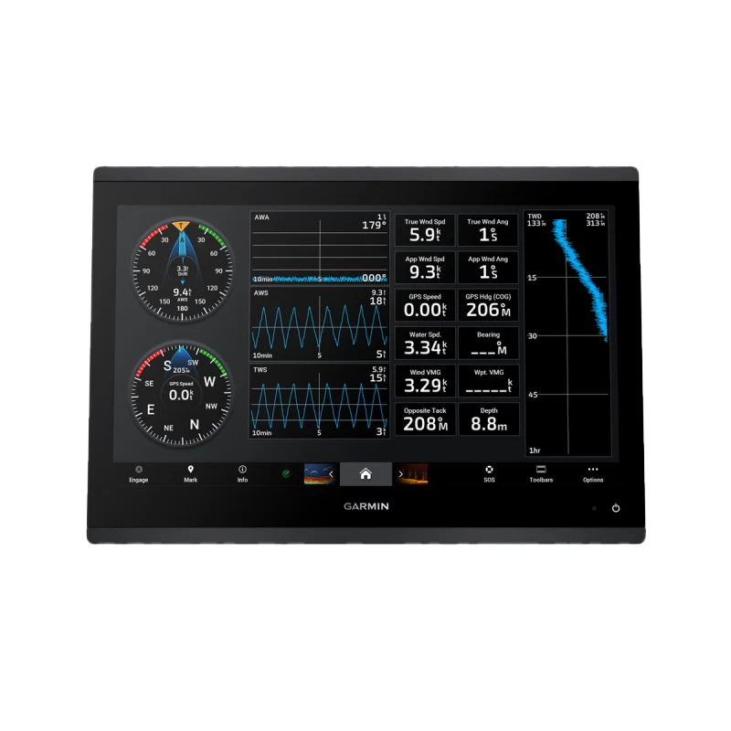 Garmin GPSMAP 1623 Non-sonar with Worldwide Basemap (010-02919-00)