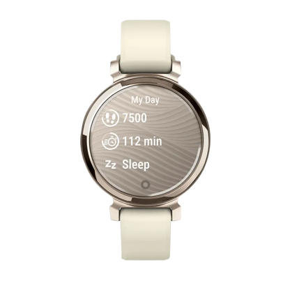 Garmin Lily 2, Cream Gold with Coconut Silicone Band (010-02839-00)