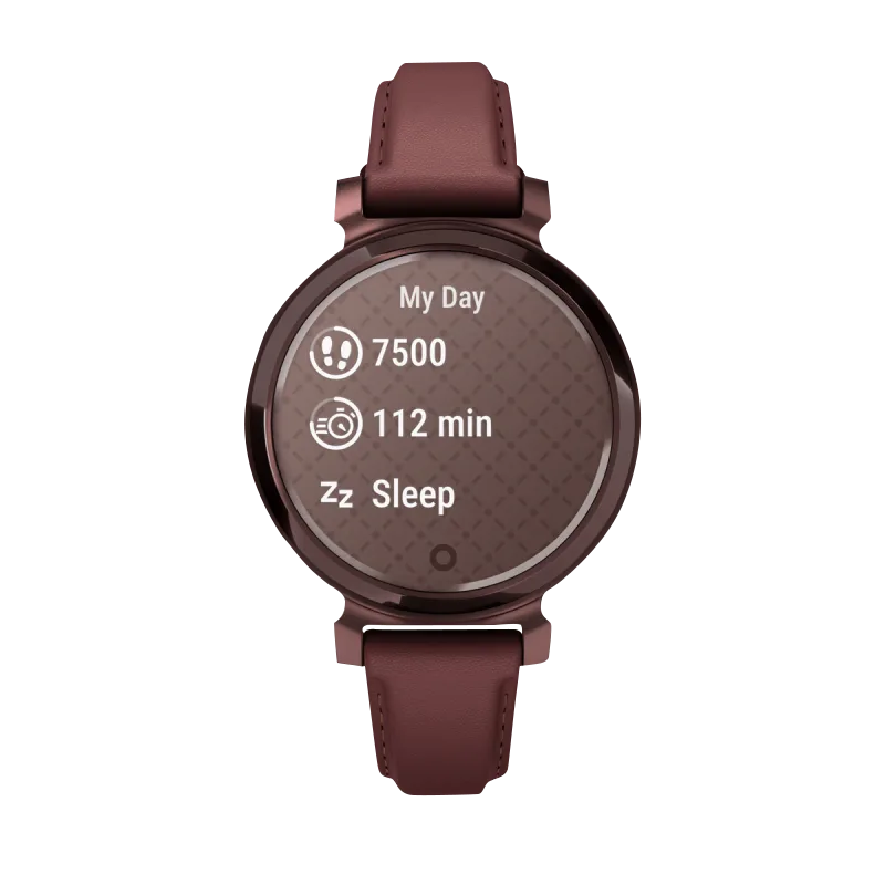 Garmin Lily 2 Classic, Dark Bronze with Mulberry Leather Band (010-02839-03)