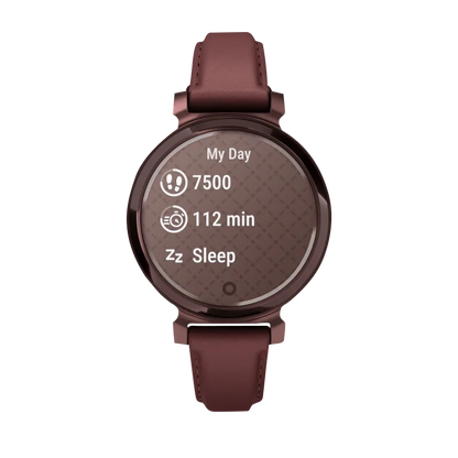 Garmin Lily 2 Classic, Dark Bronze with Mulberry Leather Band (010-02839-03)