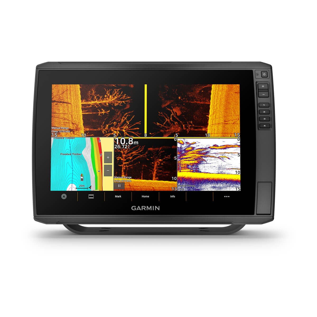 Garmin ECHOMAP Ultra 2 12" Chartplotters 125sv with GT56UHD-TM Transducer (010-02881-20)