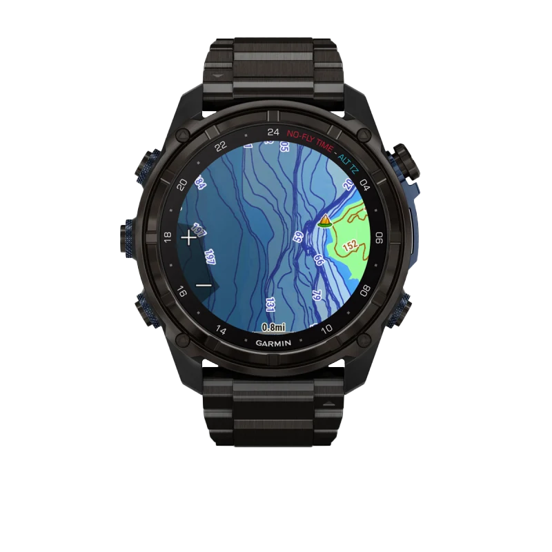 Garmin Descent Mk3i, 51 mm, titanio DLC gris carbono con correa de titanio DLC (010-02752-13)