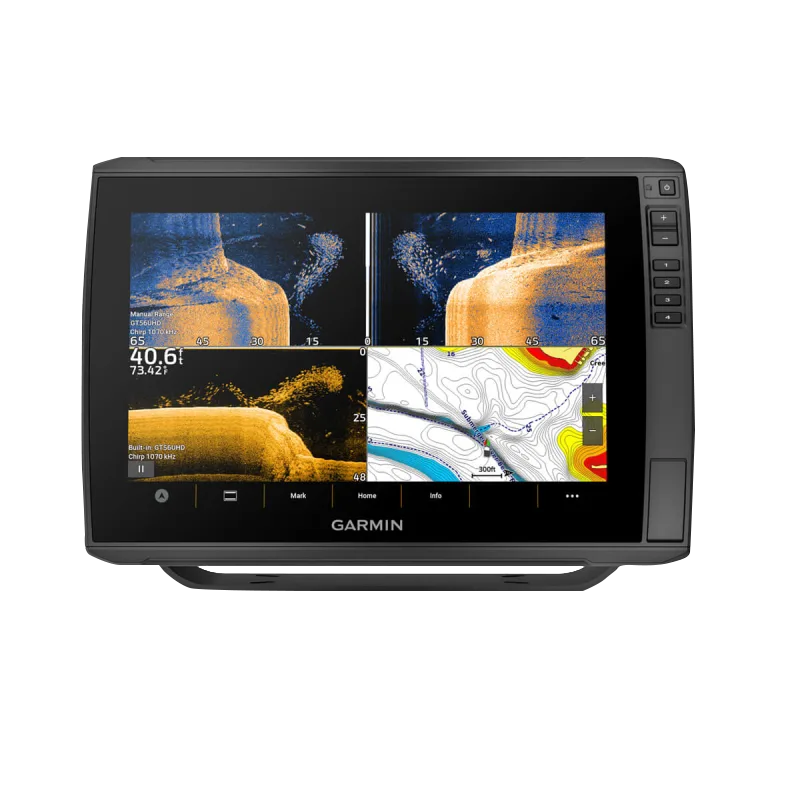 Garmin ECHOMAP Ultra 2 12" Chartplotters 126sv without Transducer; Includes Garmin Navionics+ U.S. Inland & Coastal Mapping (010-02882-00)