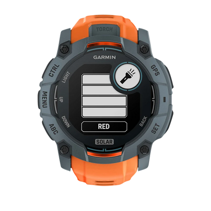 Garmin Instinct 3 Solar, (50mm) Twilight with Solstice Band (010-02935-01)