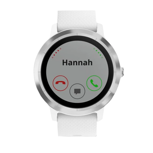 Garmin Vivoactive 3, White with Stainless Steel (Garmin Certified Refurbished) by Garmin