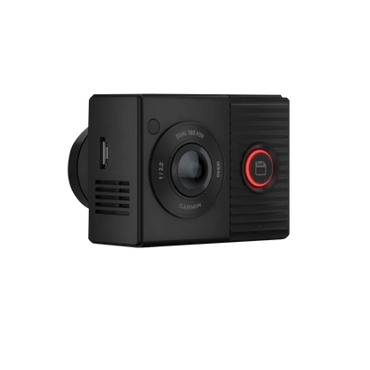 Garmin Dash Cam Tandem Dual-lens with Two 180-degree Lenses (Garmin Certified Refurbished)