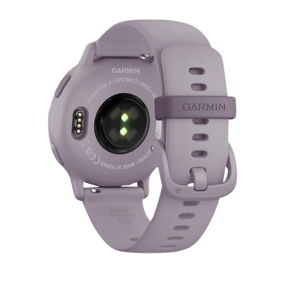 Garmin Vivoactive 5, Metallic Orchid Aluminum Bezel with Orchid Case and Silicone Band (010-02862-13)