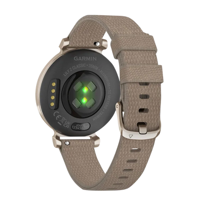 Garmin Lily 2 Classic, Cream Gold with Coffee Nylon Band (010-02839-14)