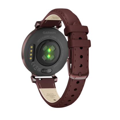 Garmin Lily 2 Classic, Dark Bronze with Mulberry Leather Band (010-02839-03)
