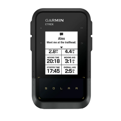 Navegador GPS portátil con energía solar Garmin eTrex (010-02782-00)