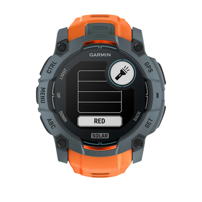 Garmin Instinct 3 Solar, (50mm) Twilight with Solstice Band (010-02935-01)