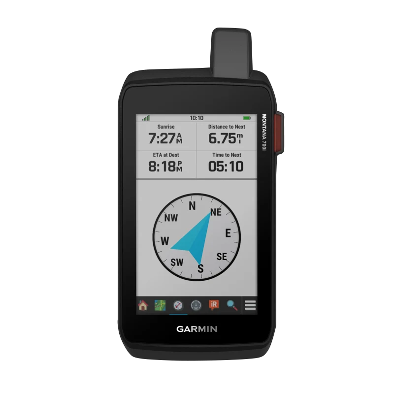 Garmin Montana 700i, Handheld Touchscreen Outdoor/Trail GPS w/ InReach (Garmin Certified Refurbished)