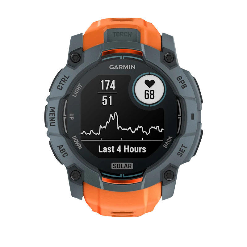 Garmin Instinct 3 Solar, (50mm) Twilight with Solstice Band (010-02935-01)