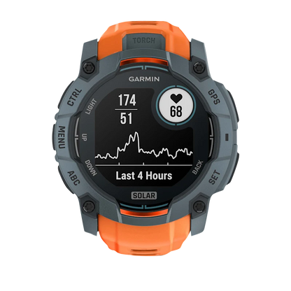 Garmin Instinct 3 Solar, (50mm) Twilight with Solstice Band (010-02935-01)