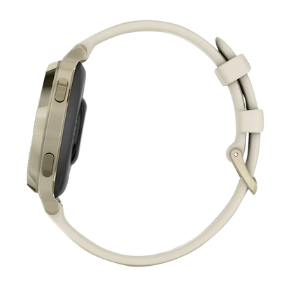 Garmin Lily 2 Active, Lunar Gold with Bone Silicone Band (010-02891-00)