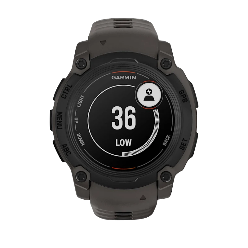 Garmin Instinct E, (40mm) Black with Charcoal Band (010-02932-00)