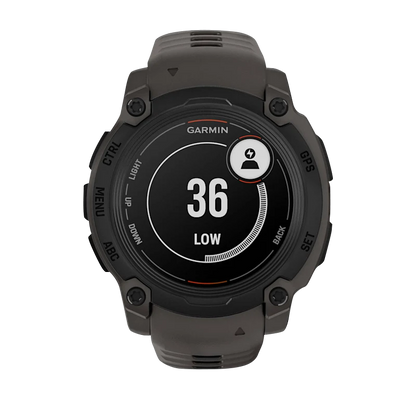 Garmin Instinct E, (40mm) Black with Charcoal Band (010-02932-00)