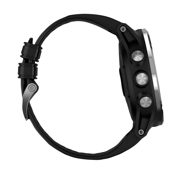 Garmin Descent Mk1, Silver w/Black Band, Marine Smartwatch for Divers (010-01760-00)