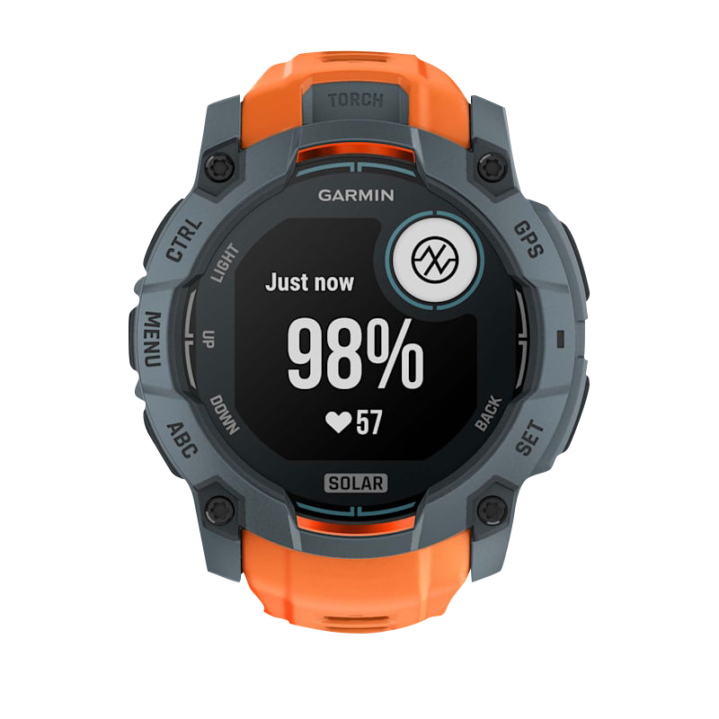 Garmin Instinct 3 Solar, (50mm) Twilight with Solstice Band (010-02935-01)
