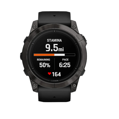Garmin Epix Pro (Gen 2), edición zafiro de 51 mm, titanio DLC gris carbono con correa negra (010-02804-00)