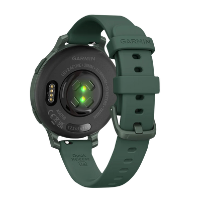 Garmin Lily 2 Active, Jasper Green with Jasper Green Silicone Band (010-02891-02)