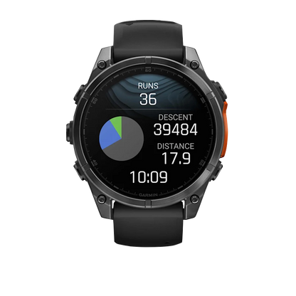 Garmin Fenix 8, 47 mm AMOLED, Slate Gray with Black Silicone Band (010-02904-00)