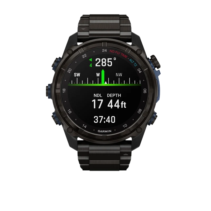Garmin Descent Mk3i, 51 mm, titanio DLC gris carbono con correa de titanio DLC (010-02752-13)