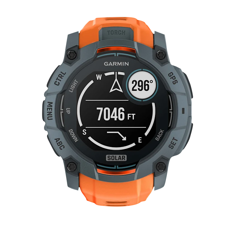 Garmin Instinct 3 Solar, (50mm) Twilight with Solstice Band (010-02935-01)